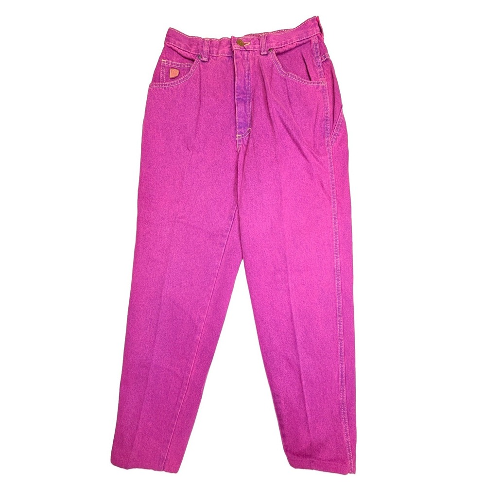 Vintage Zena ComforJean Pink High Rise‎ Mom Jeans Women's 11 Made USA
